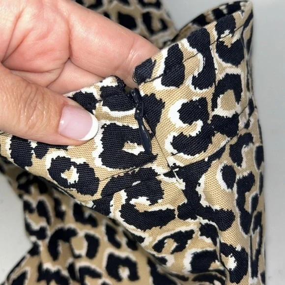 Talbots Animal Print Cotton Blend Skirt - Picture 4 of 10